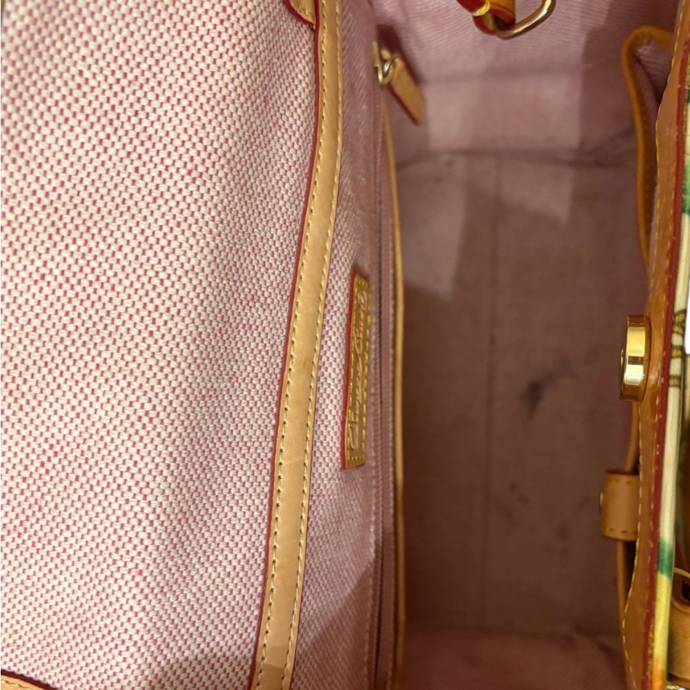 Dooney & Bourke Brown and Tan Tote Bag - Picture 4 of 7